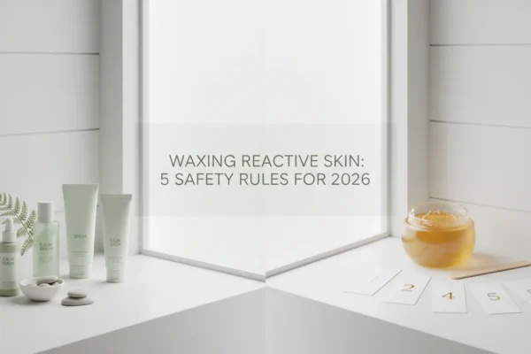 Waxing Reactive Skin: 5 Safety Rules for 2026