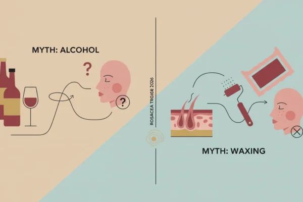 Rosacea Myths: Alcohol & Waxing in 2026
